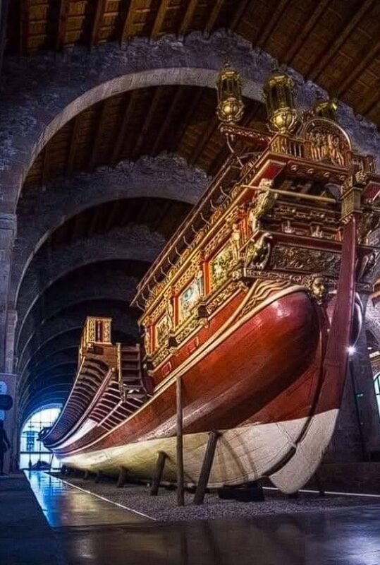 The Magnificent Replica of the 1500s Spanish Galera Real in Barcelona